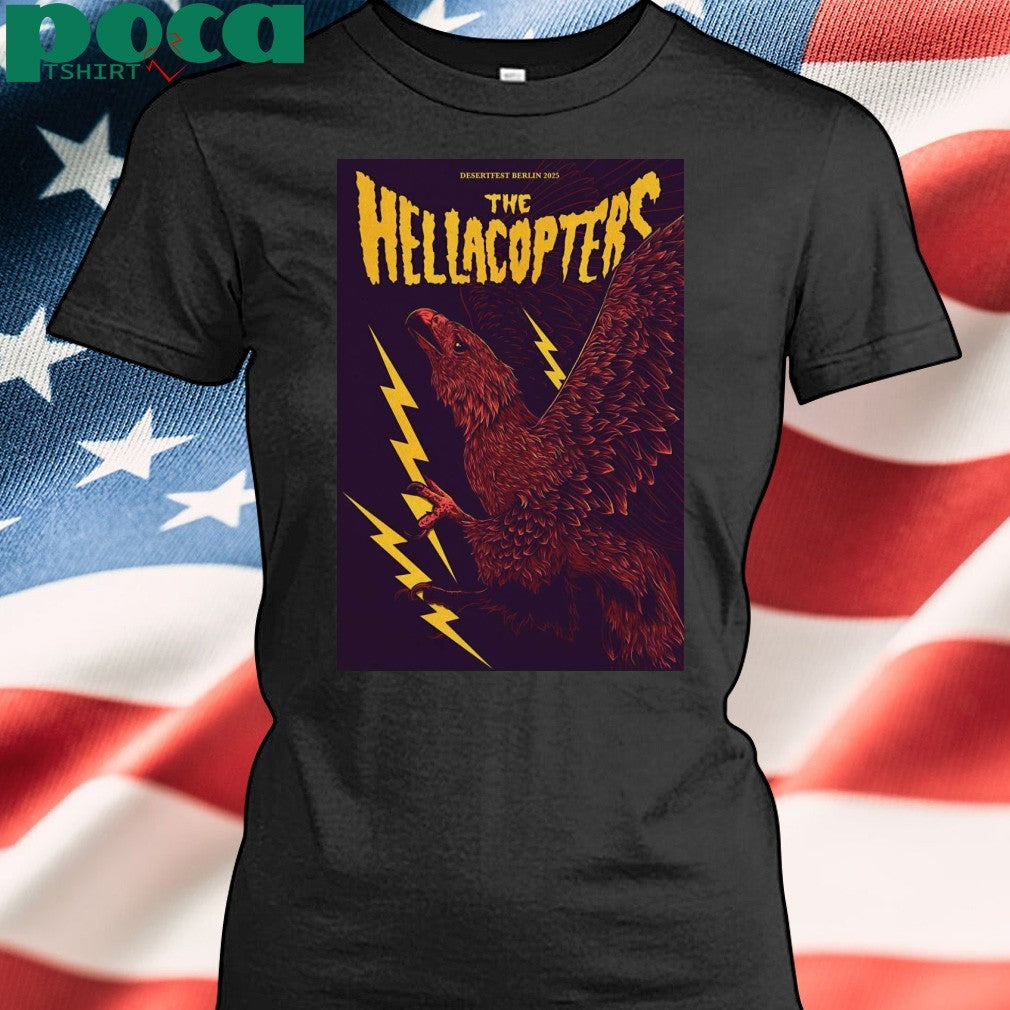 The Hellacopters Desertfest Berlin Tour 2025 Poster shirt