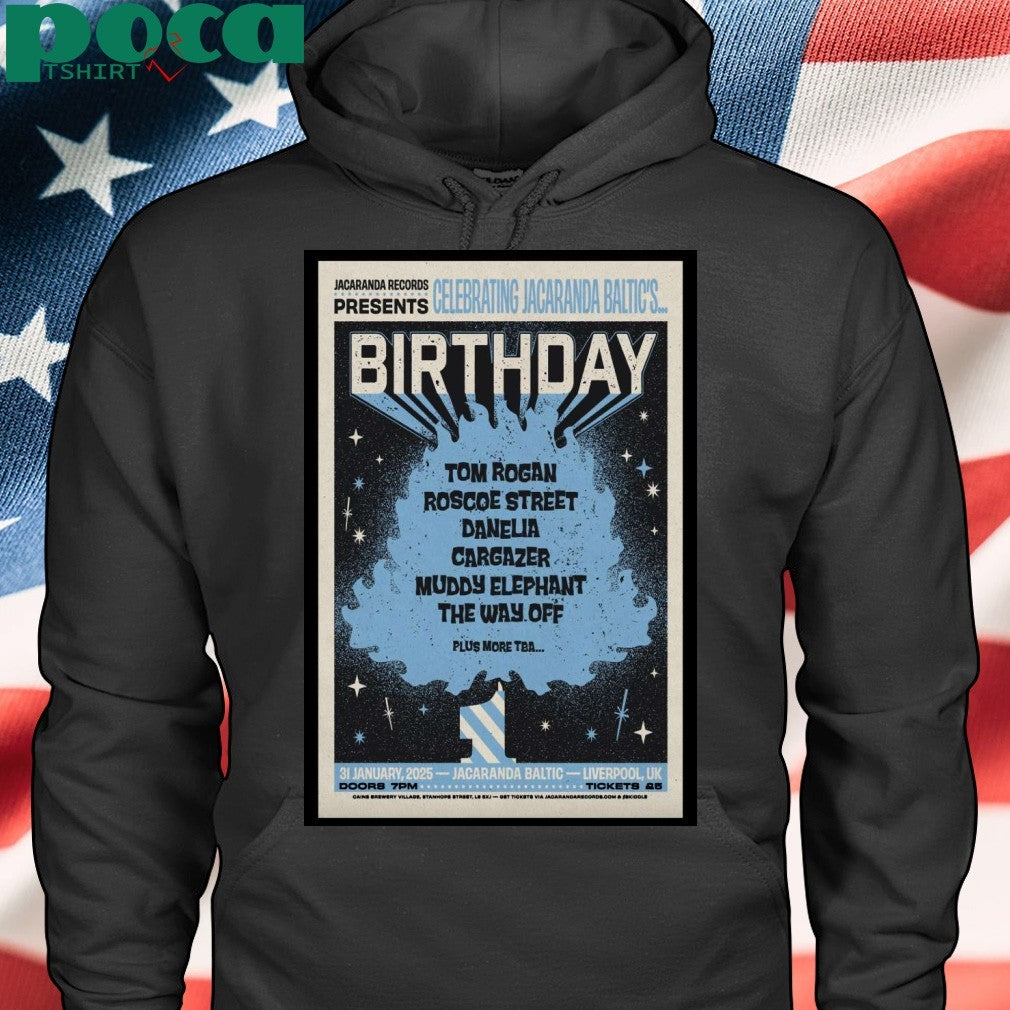 The Jacaranda Birthday AT Jacaranda Baltic On Jan 31 2025 In Liverpool UK Poster T-Shirt