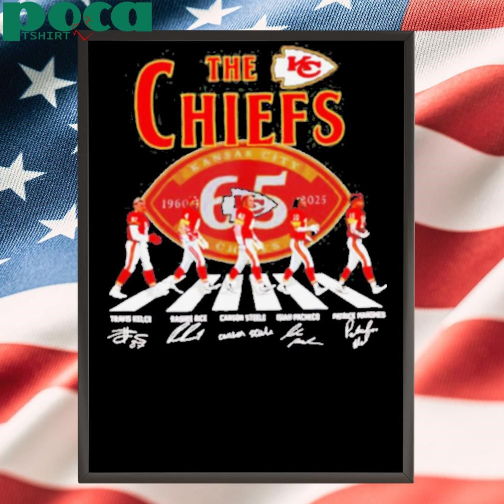 The KC Chiefs 65 years 1965 2025 team players shirt