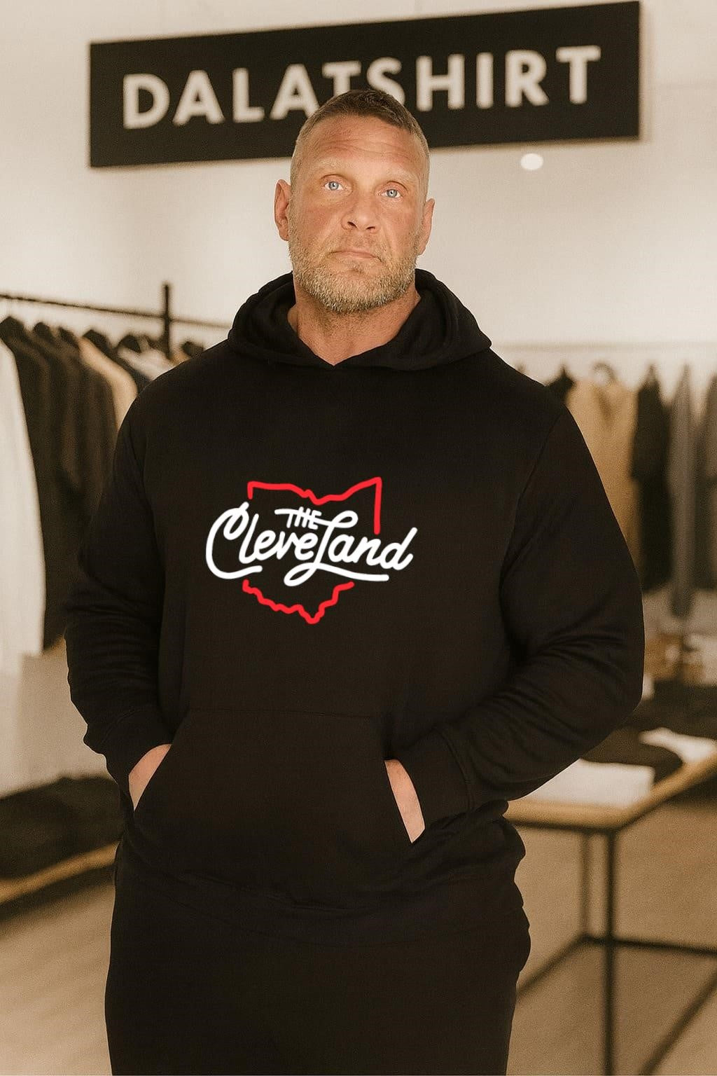 The Land Cleveland map shirt