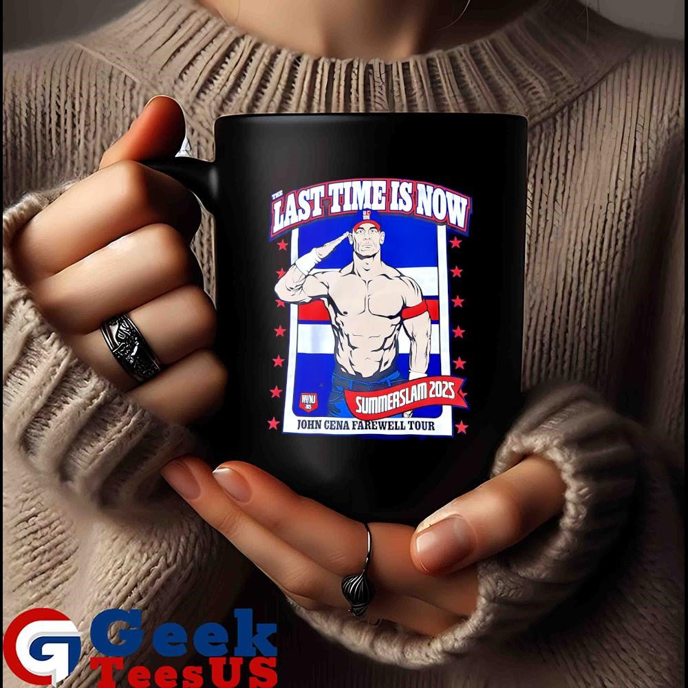 The Last Time is Now John Cena Farewell Tour SummerSlam 2025 shirt
