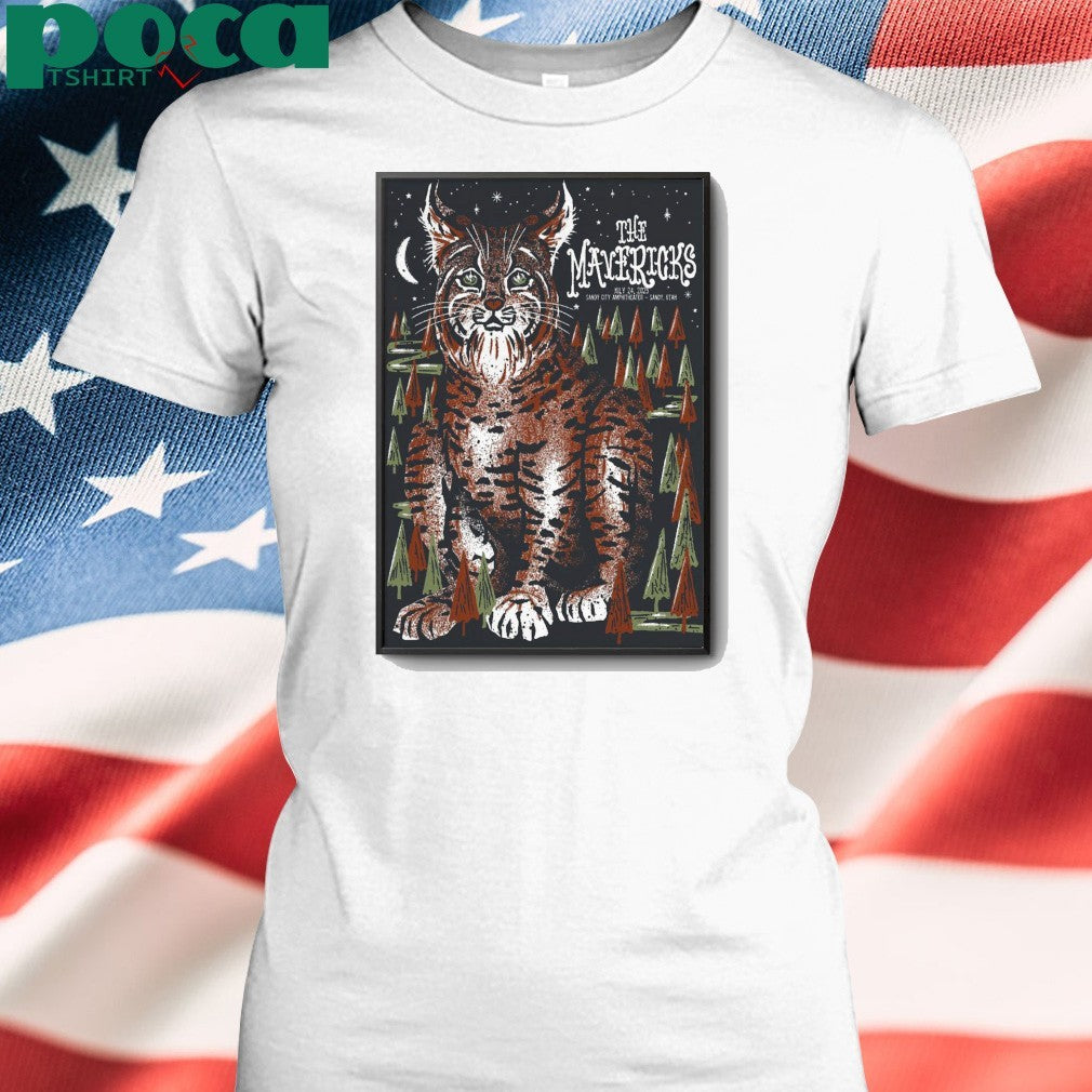 The Mavericks At Sandy Amphitheater On Jul 24 2025 Poster shirt