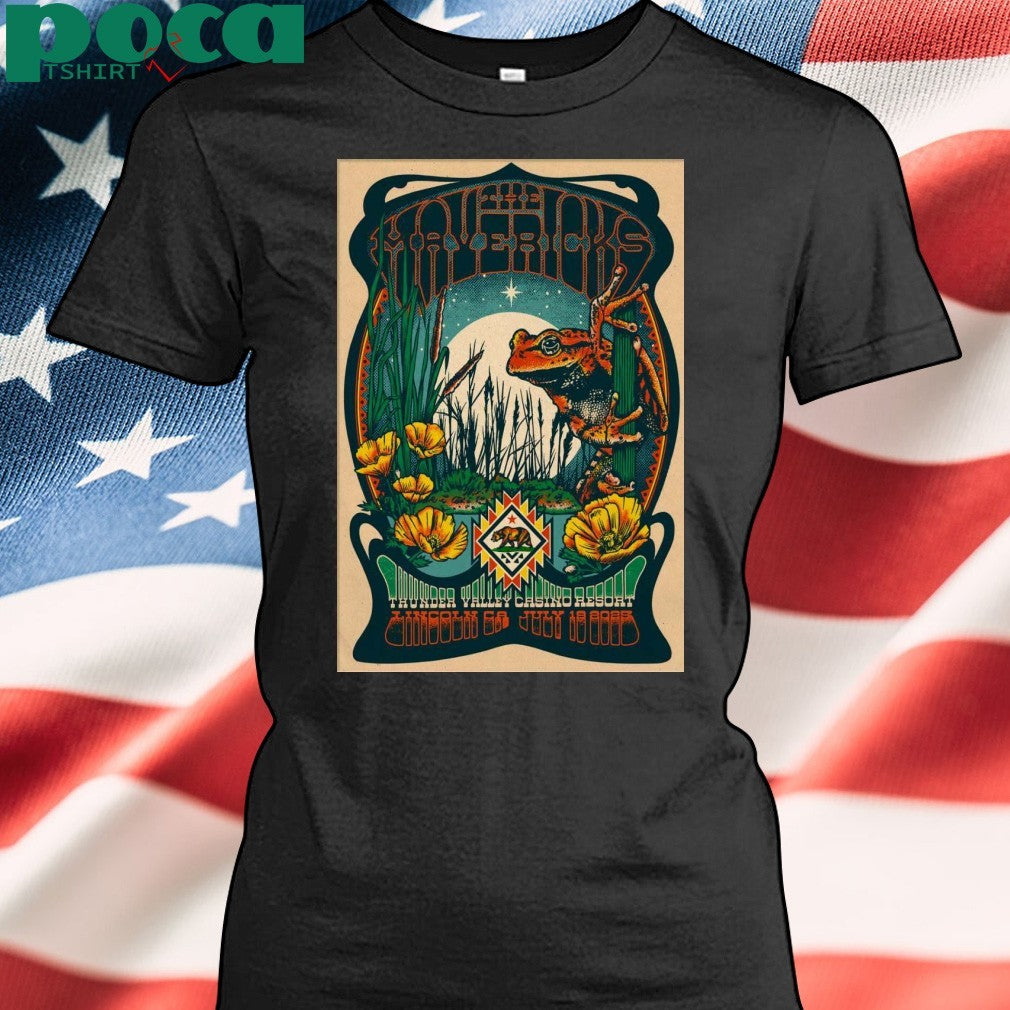 The Mavericks Jul 19 2025 Thunder Valley Casino Resort In Lincoln CA Poster T-shirt