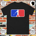 The Natural Major League Baseball MLB parody logo shirt