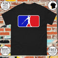 The Natural Major League Baseball parody logo shirt