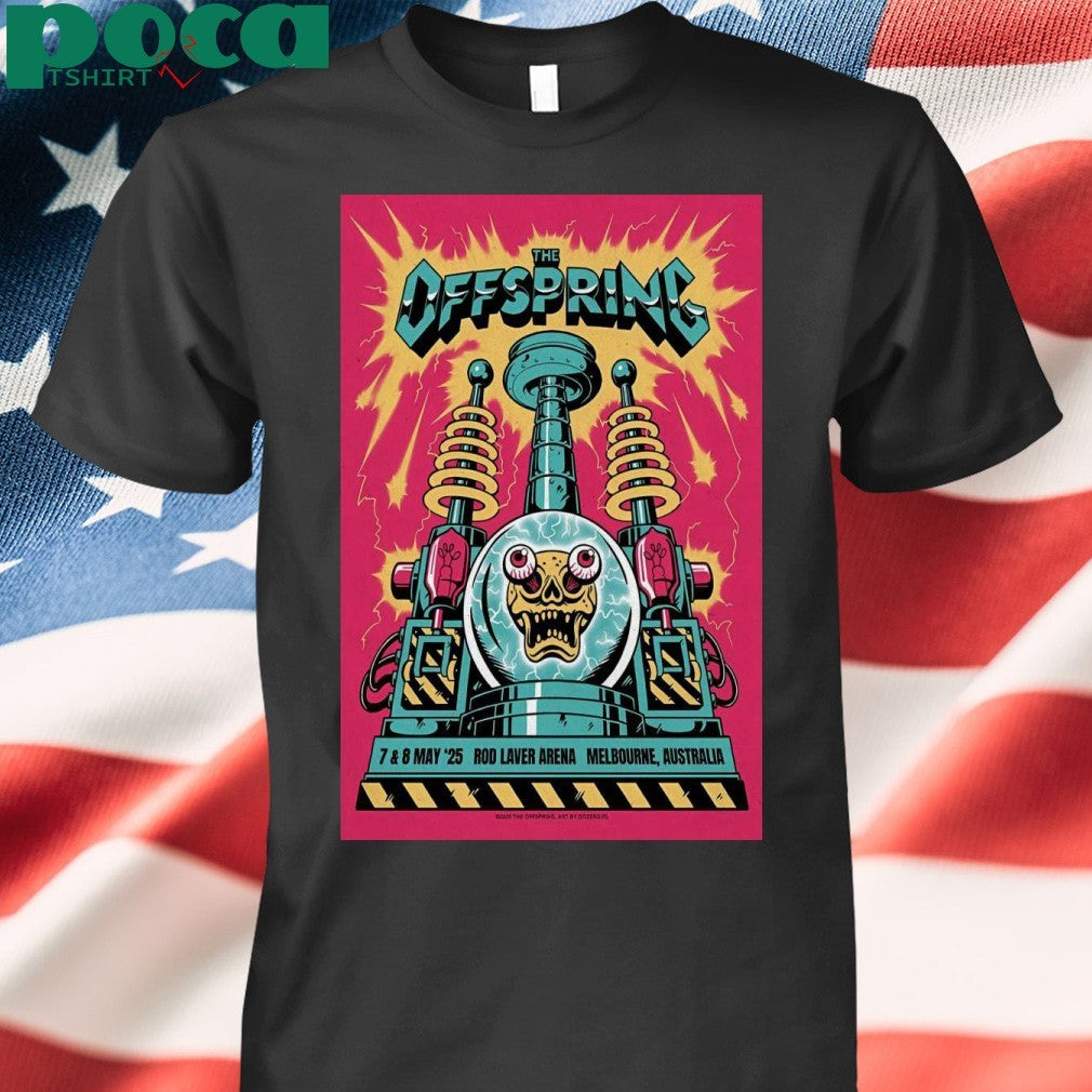 The Offspring May 7-8 2025 Rod Laver Arena Melbourne VIC Poster Shirt