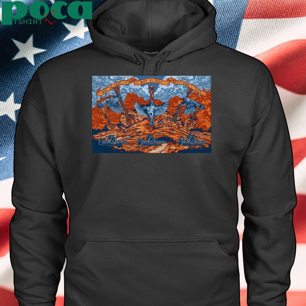 The SteelDrivers 5 30-6 1 2025 The Caverns in Pelham TN Poster shirt