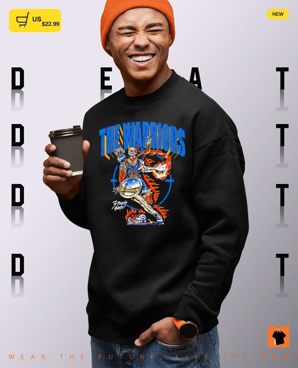 The Warriors skeleton Stephen Curry Golden State Warriors 3 Points Hunter shirt