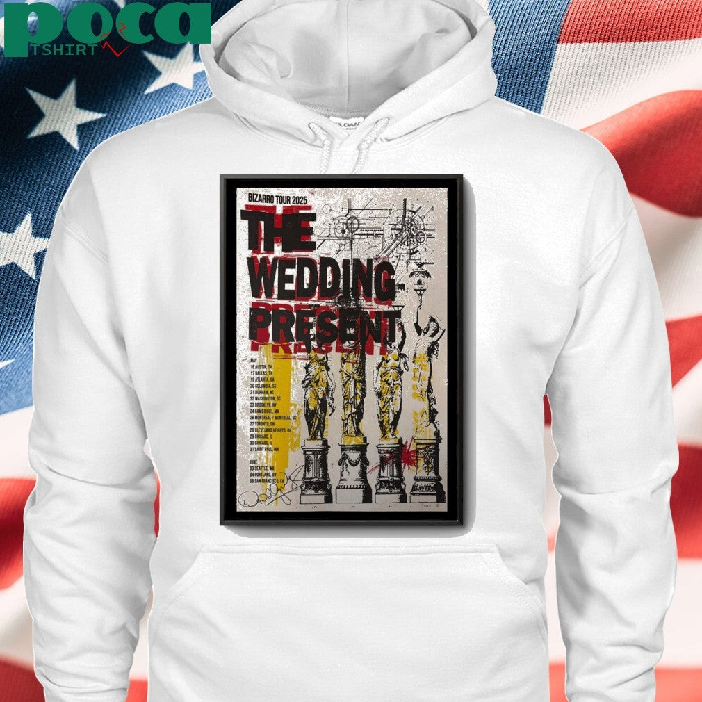 The Wedding Present May + June 2025 Poster shirt