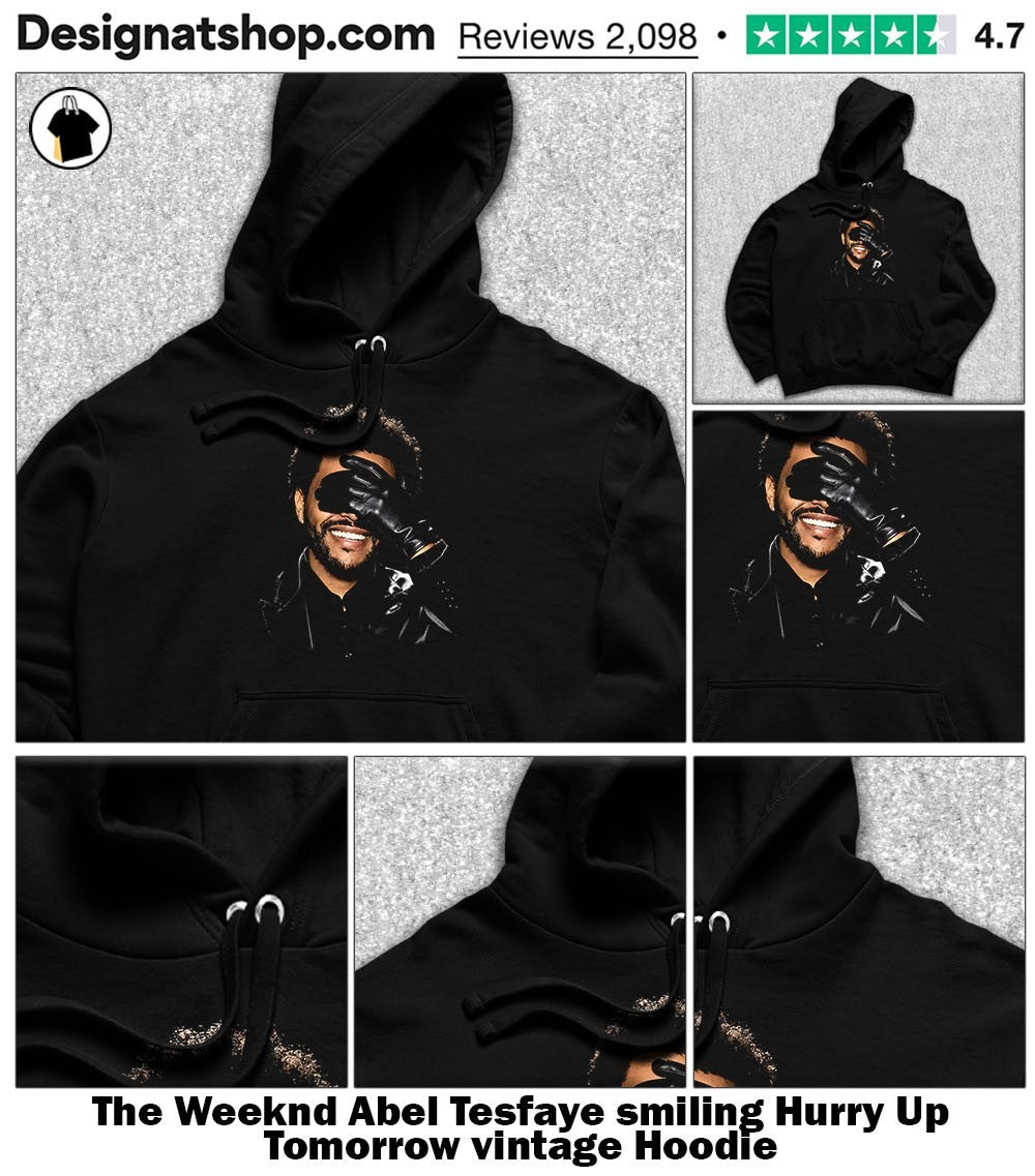 The Weeknd Abel Tesfaye smiling Hurry Up Tomorrow vintage shirt