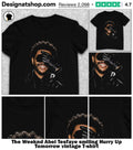The Weeknd Abel Tesfaye smiling Hurry Up Tomorrow vintage shirt
