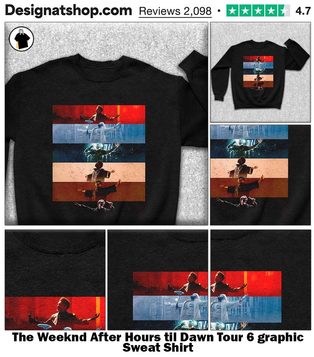 The Weeknd After Hours til Dawn Tour 6 graphic shirt