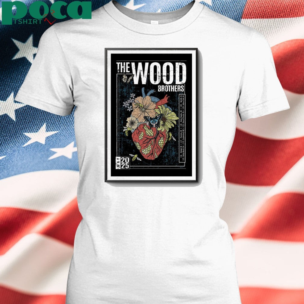 The Wood Brothers May 2025 Poster shirt