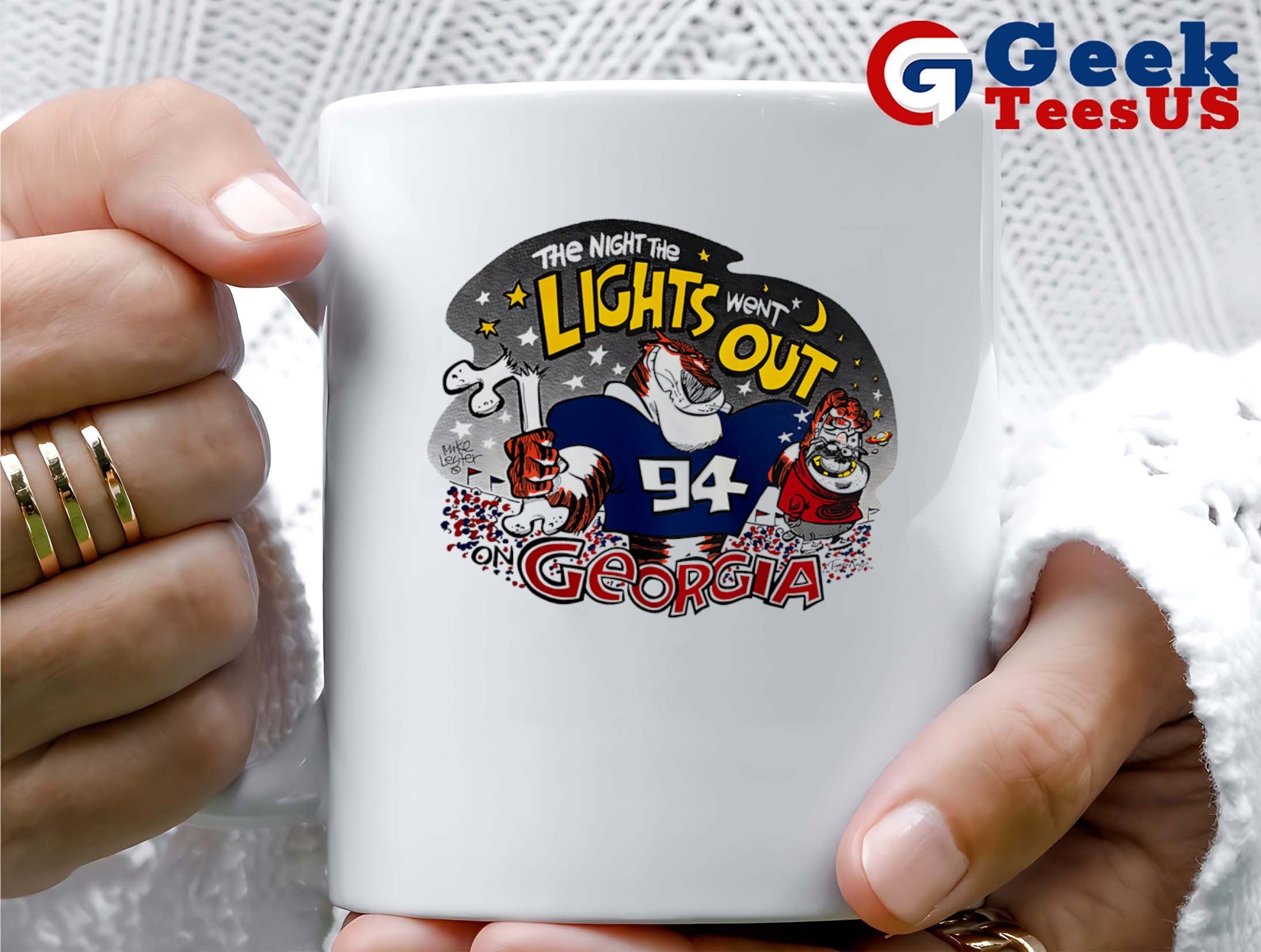 The night the lights out went Georgia shirt