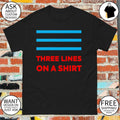 Three lines on a England Europe shirt