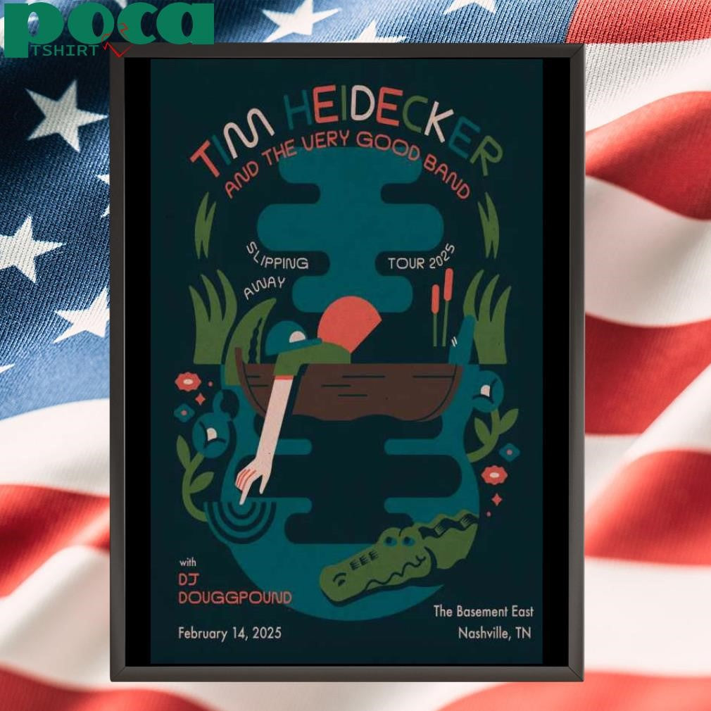 Tim Heidecker Feb 14 2025 Nashville TN Poster shirt