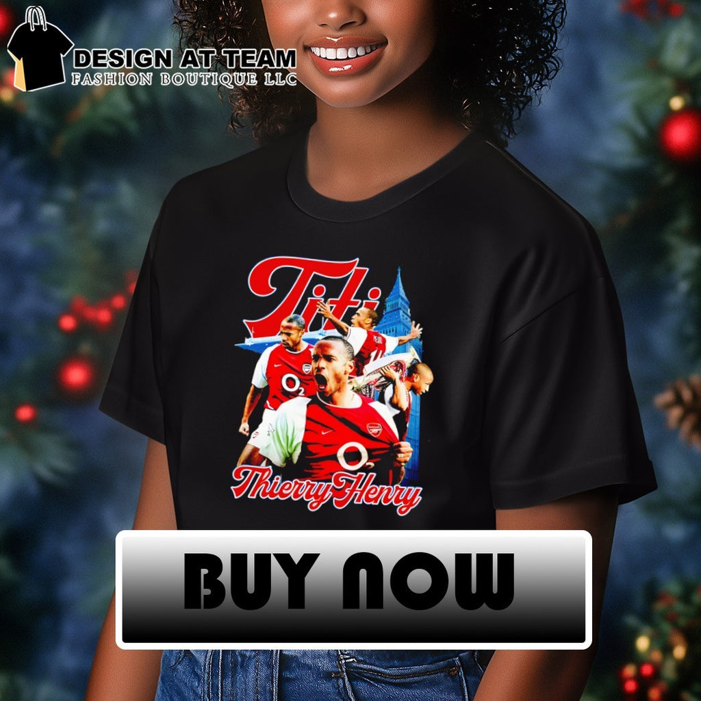 Titi Thierry Henry Arsenal FC graphic vintage shirt