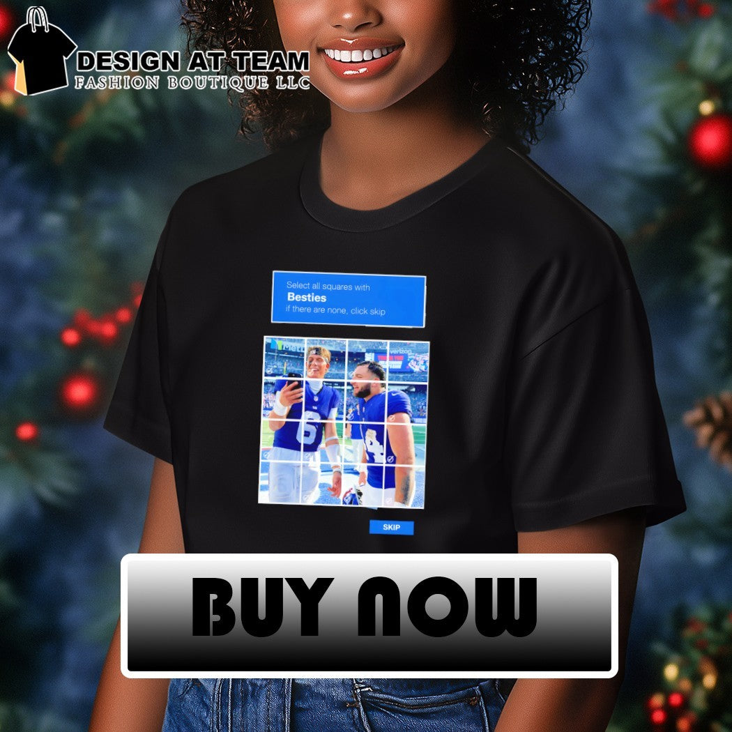 Tommy DeVito Jamie Gillan New York Giants Baseball select all squares with besties if there are none click skip shirt