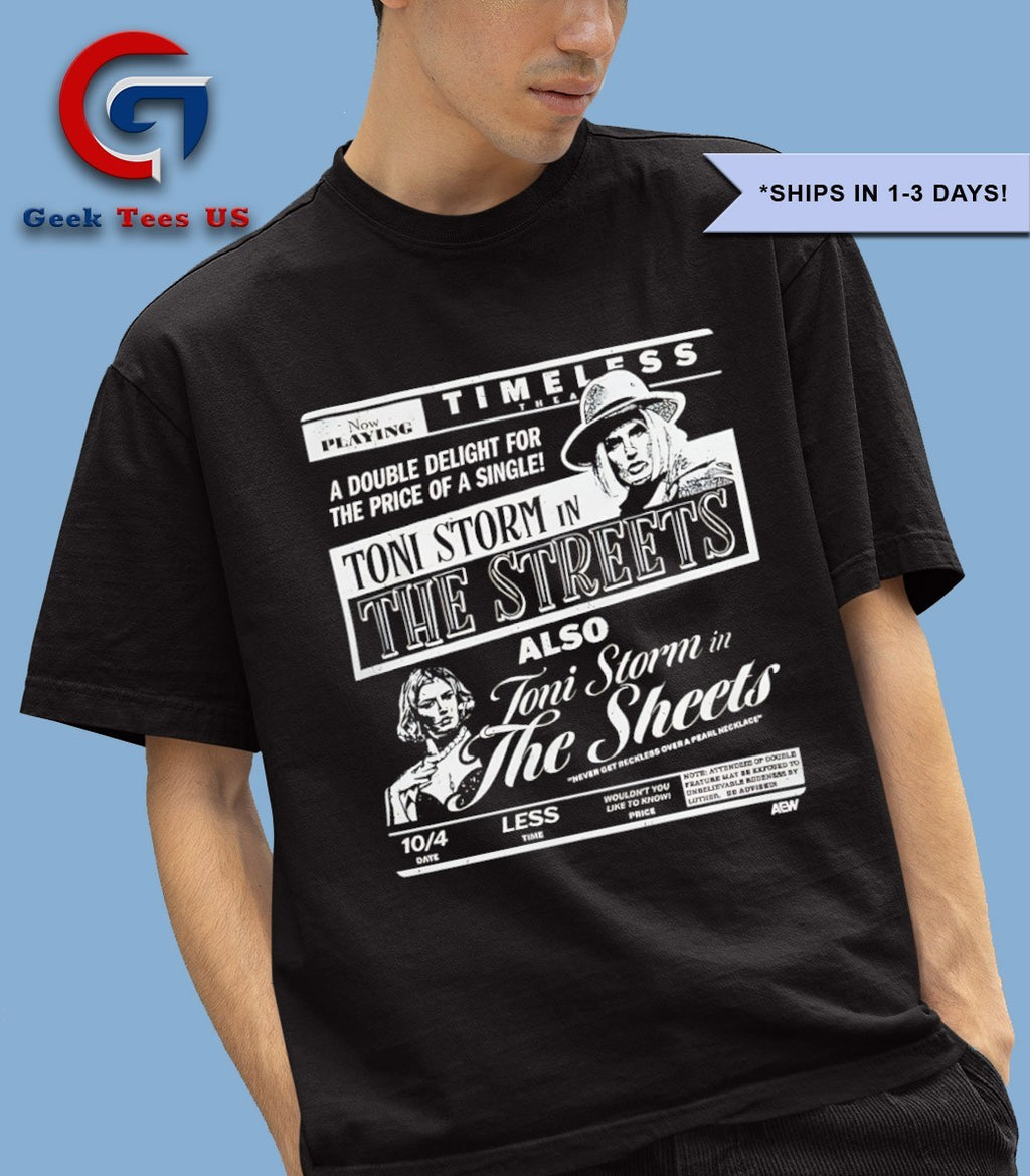 Toni Storm Timeless Double Delight Wrestling shirt