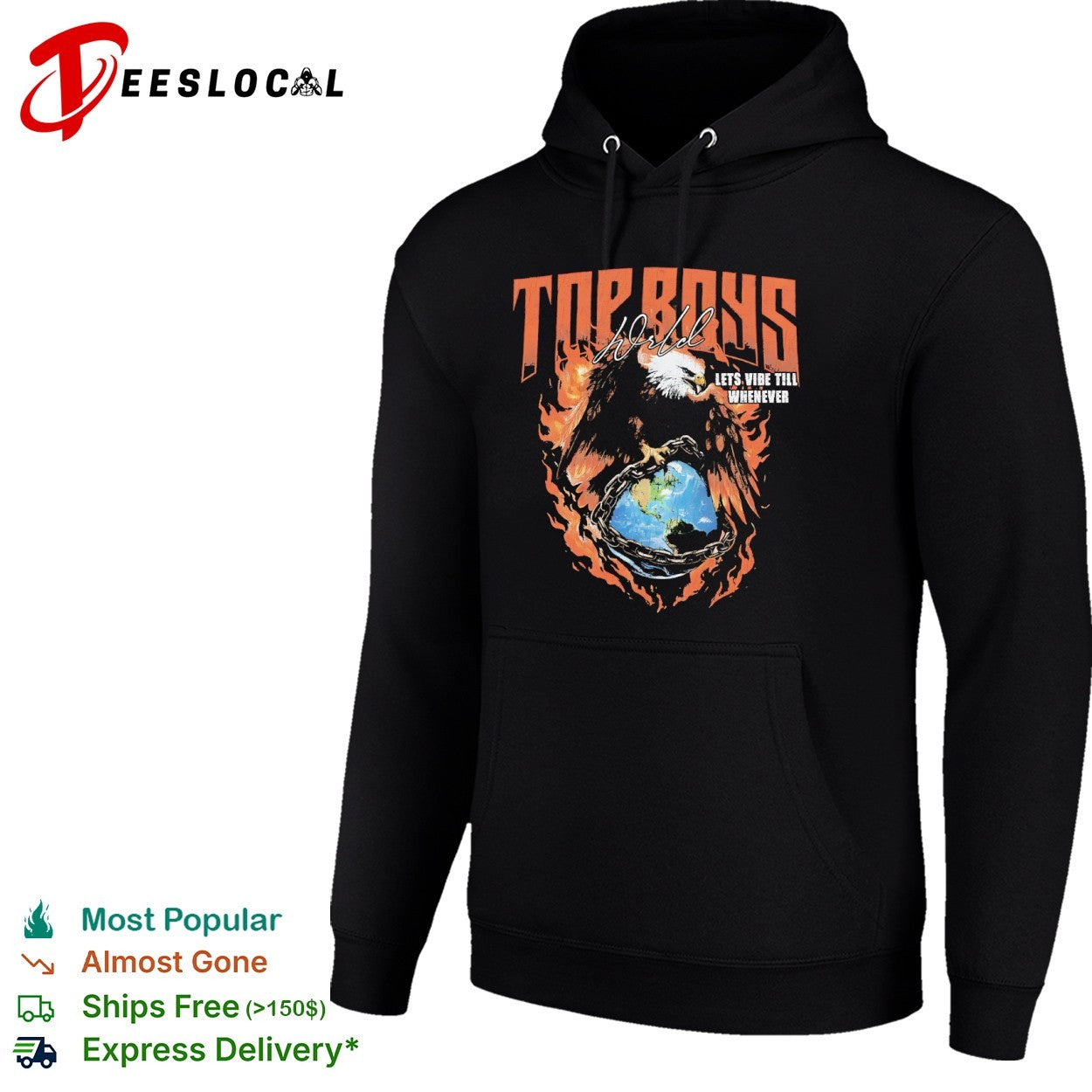 Boys Wrld eagle fire earth shirt