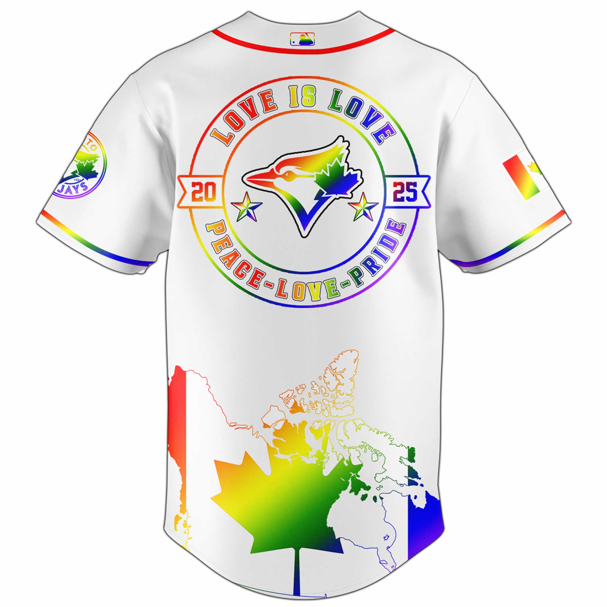 Toronto Blue Jays Happy Pride Month Baseball Jersey