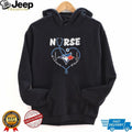 Toronto Blue Jays Nurse Work Of Heart Stethoscope Maple Leaf T Shirt