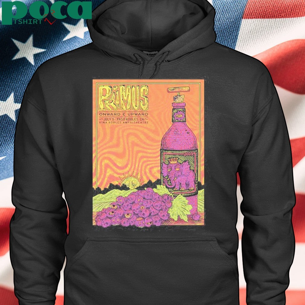 Tour 2025 Vina Robles Amphitheatre in Paso Robles, CA Primus Shirt