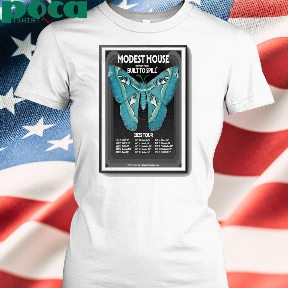 Tour Fall 2025 Modest Mouse & Built To Spill Poster shirt