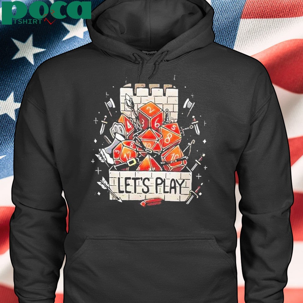 Tower Dice Lets Play Shirt