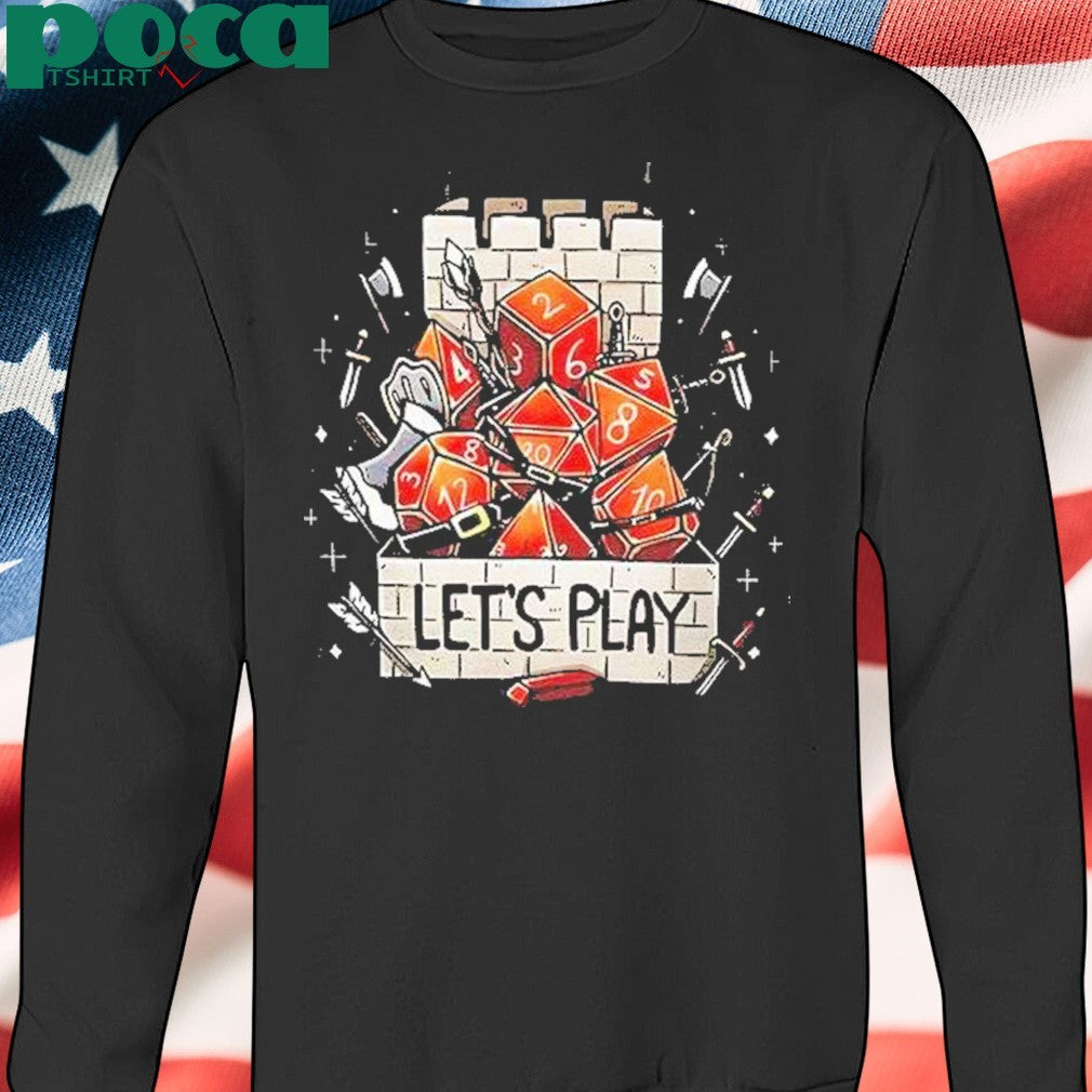 Tower Dice Lets Play Shirt