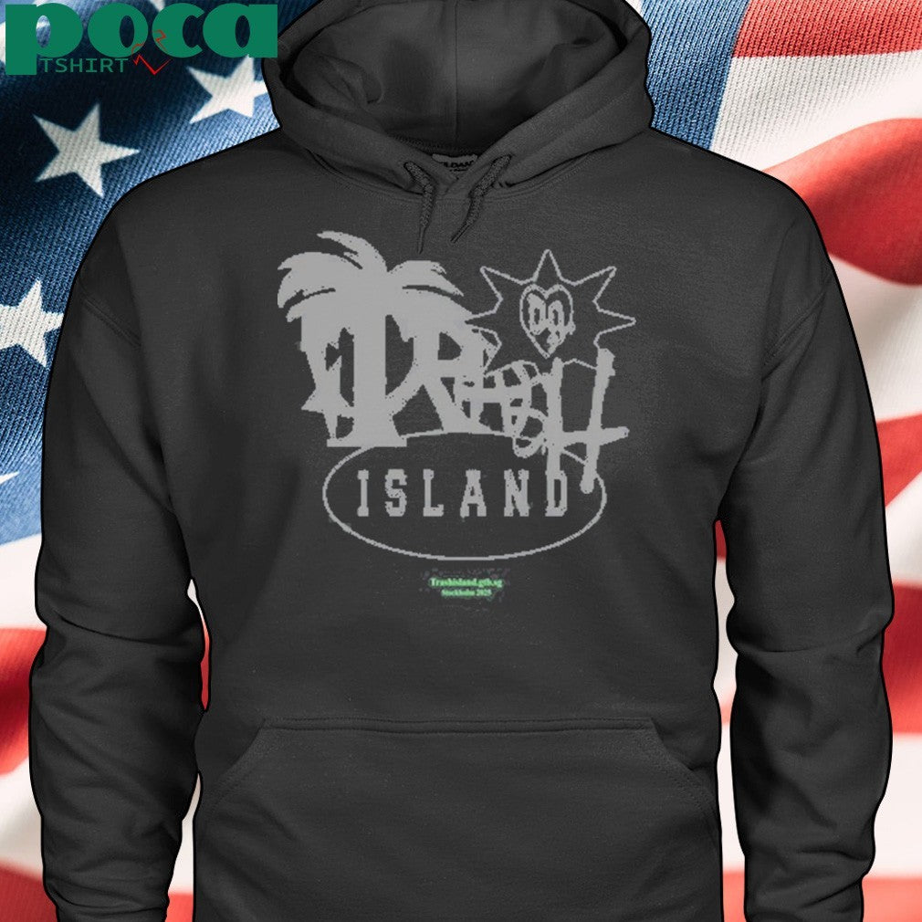 Trash Island Logo Black shirt