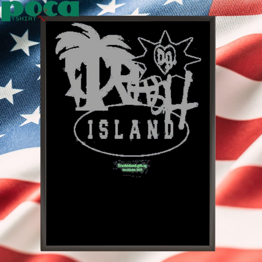 Trash Island Logo Black shirt