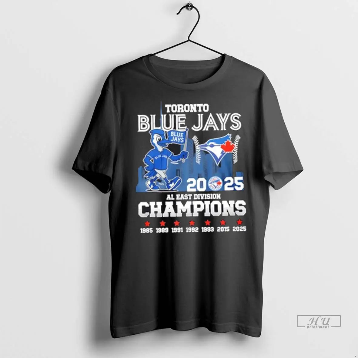 Trending 2025 Al East Division Champions Toronto Blue Jays Mascot T Shirt