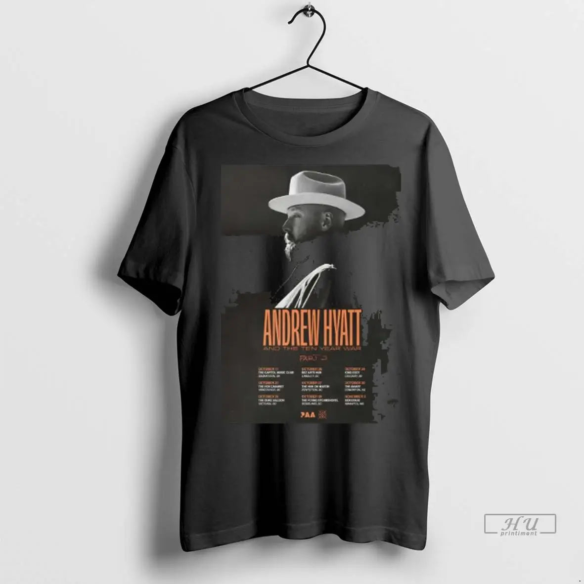 Trending Andrew Hyatt Western Canada Tour 2025 Long Sleve T Shirt