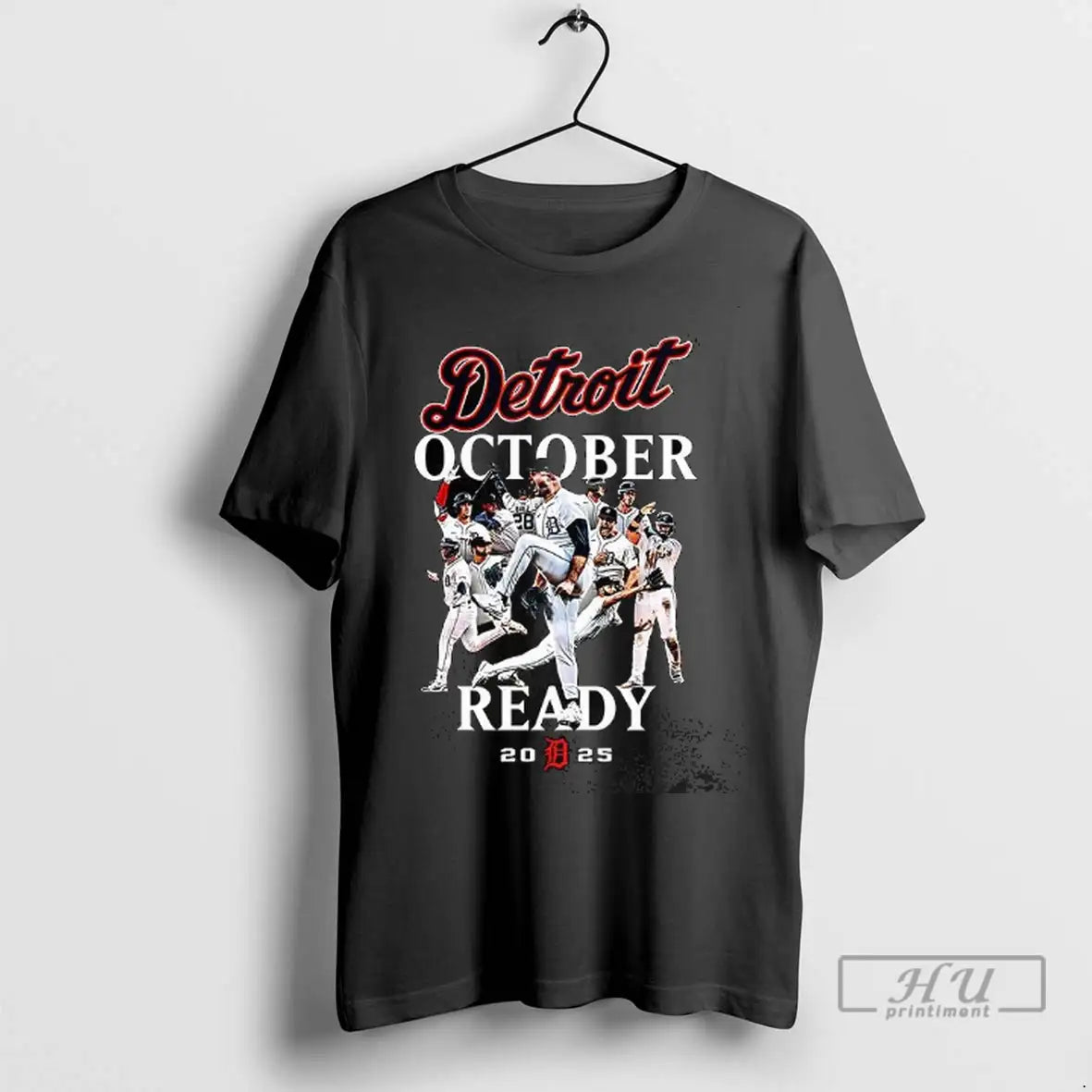 Trending Detroit Tigers Mlb October Ready 2025 Playoffs Baseball Players T Shirt