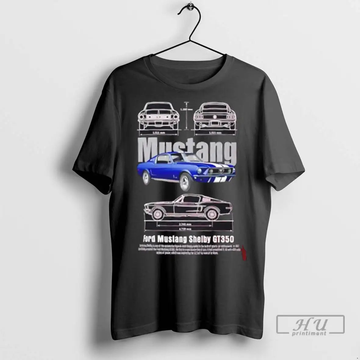 Trending Ford Mustang Shelby Gt350 Blueprint T Shirt