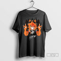 Trending Fox Girl Rock Metal Orange Anime Furry Style Long Sleve T Shirt