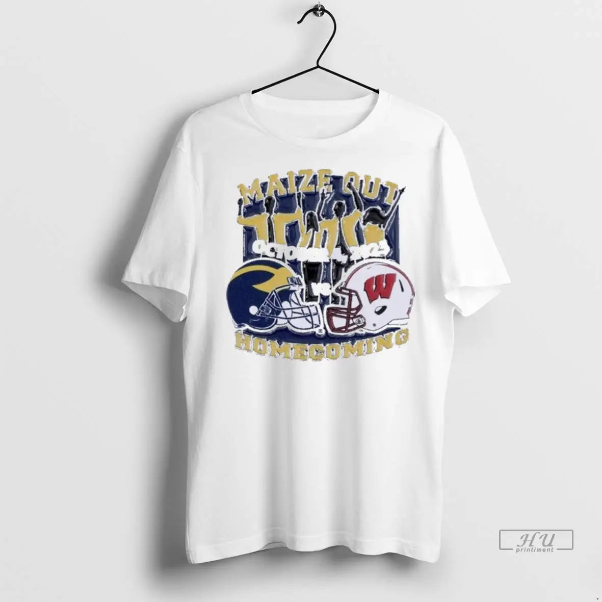 Trending Gameday Michigan Wolverines Vs Wisconsin Badgers Maize Out Homecoming T Shirt