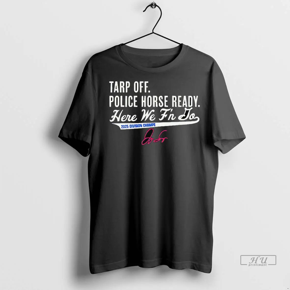 Trending George Springer Tarp Off Police Horse Ready T Shirt