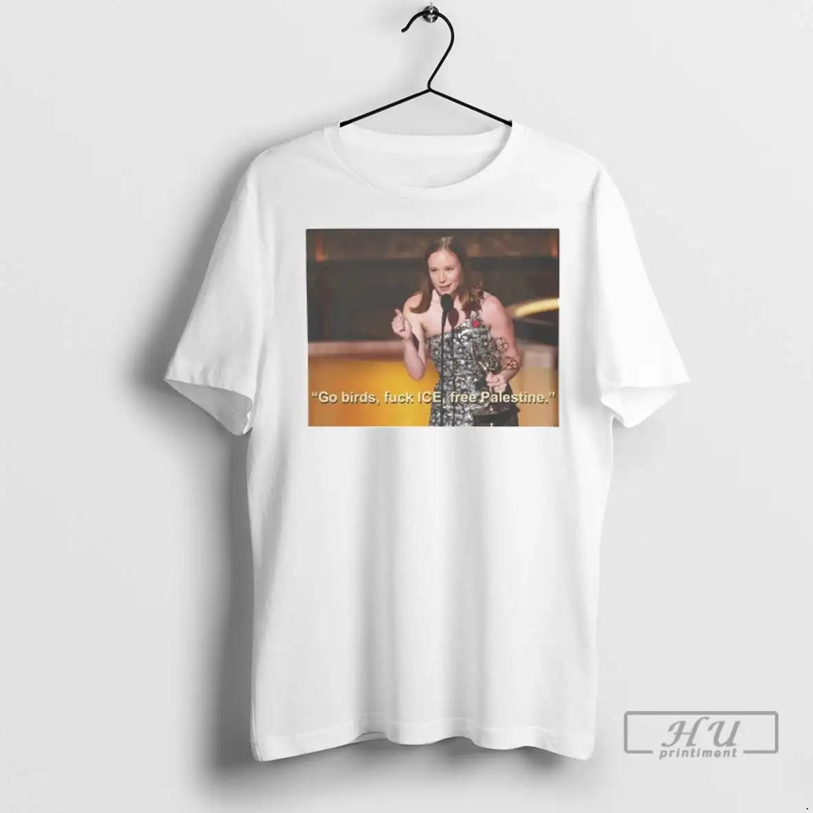 Trending Go Birds Fuck Ice Free Palestine Ornaments T Shirt