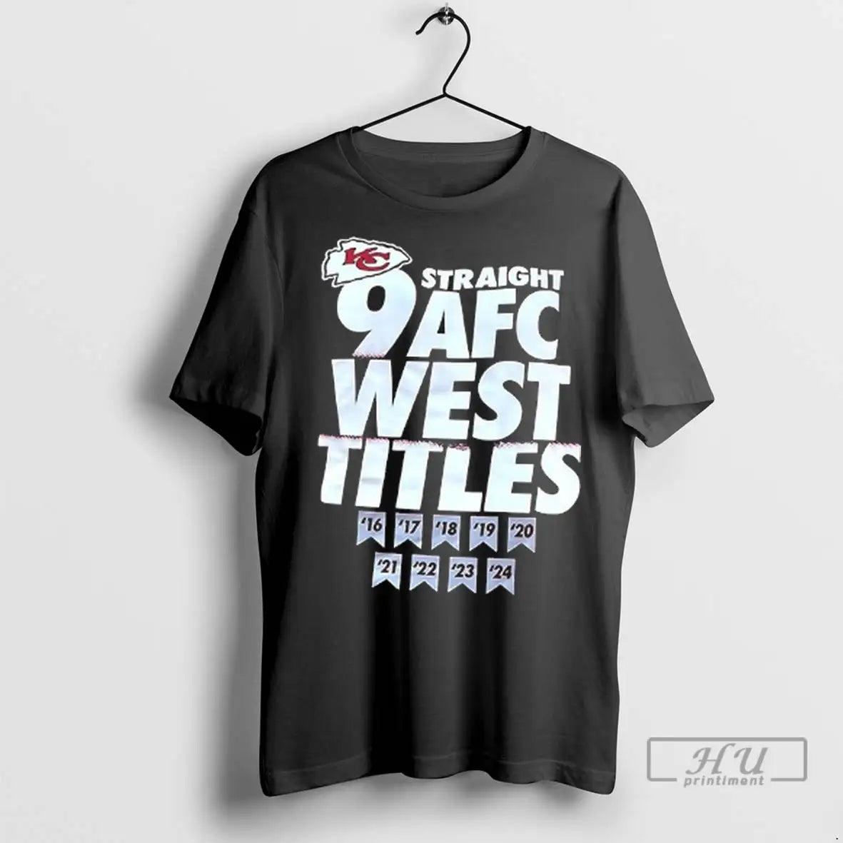 Trending Kansas City Chiefs Straight 9 Afc West Titles T Shirt
