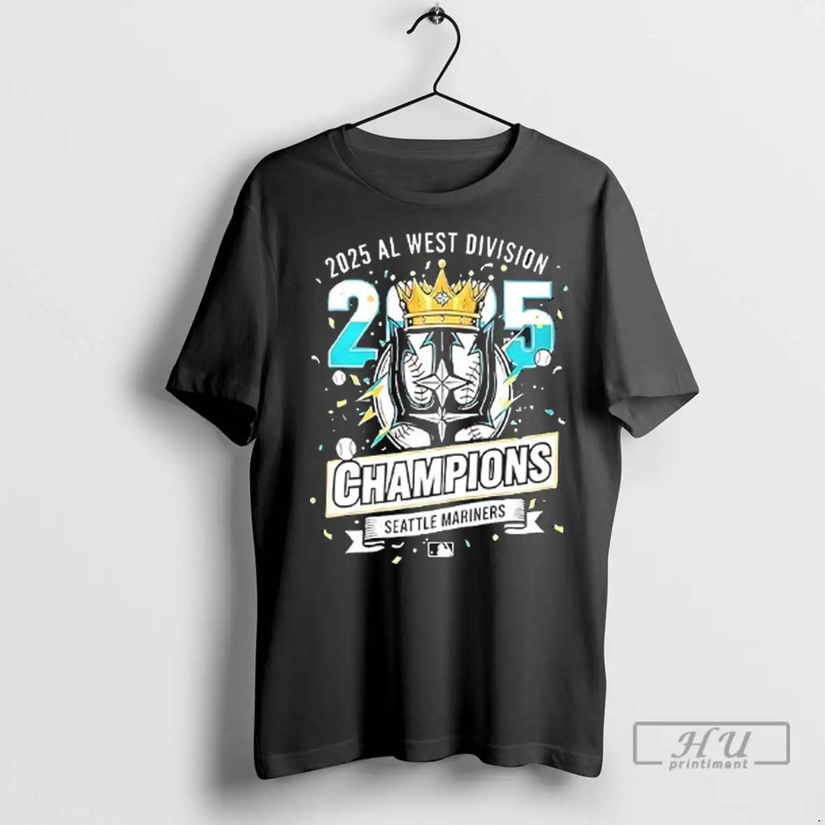 Trending King Seattle Mariners 2025 Al West Division Champions T Shirt