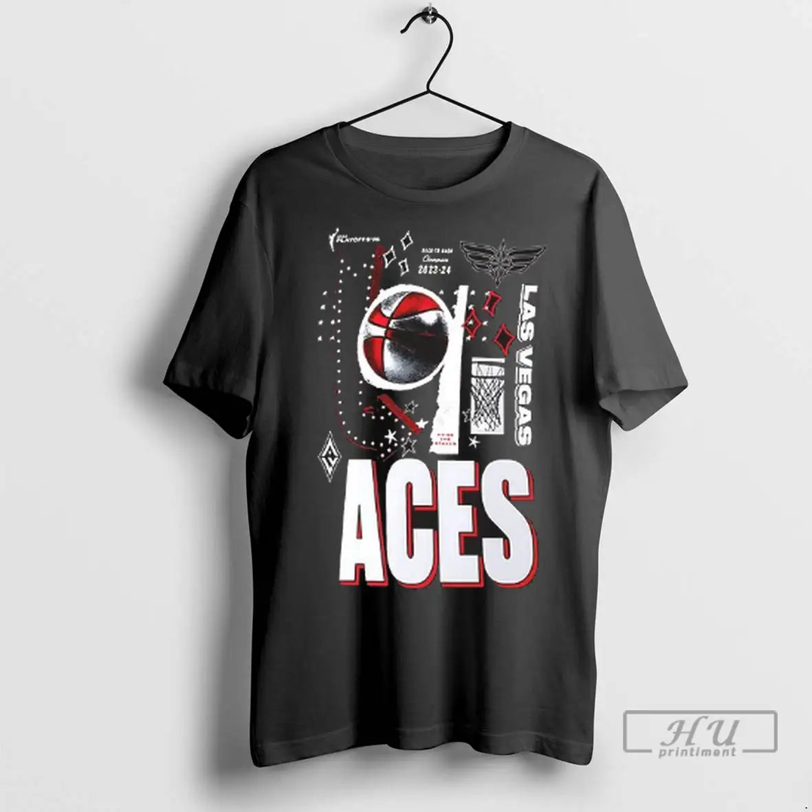 Trending Las Vegas Aces 2025 Wnba Wnba Playoffs In The Zone Logo T Shirt