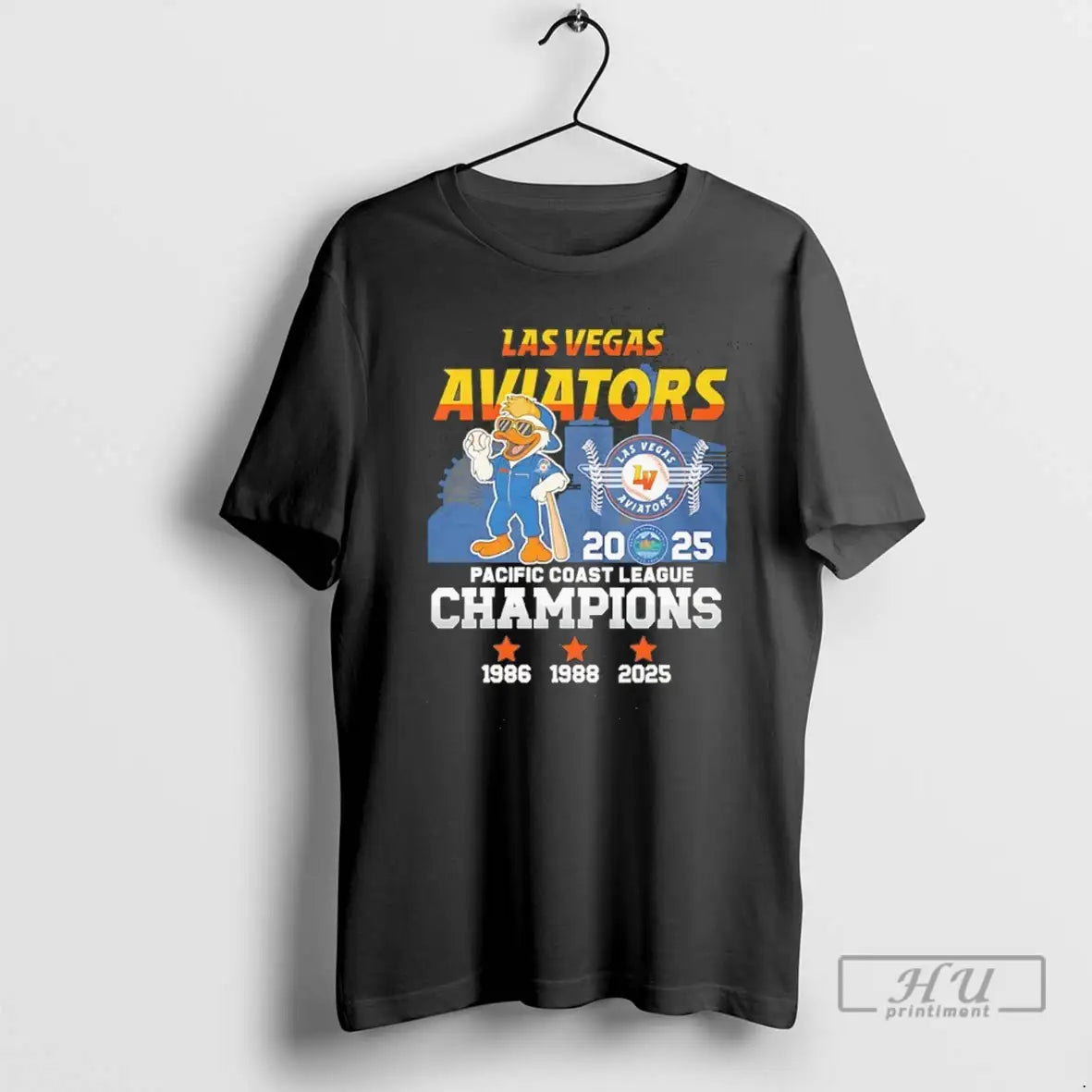 Trending Las Vegas Aviators 2025 Pacific Coast League Champions Mascot Tee T Shirt