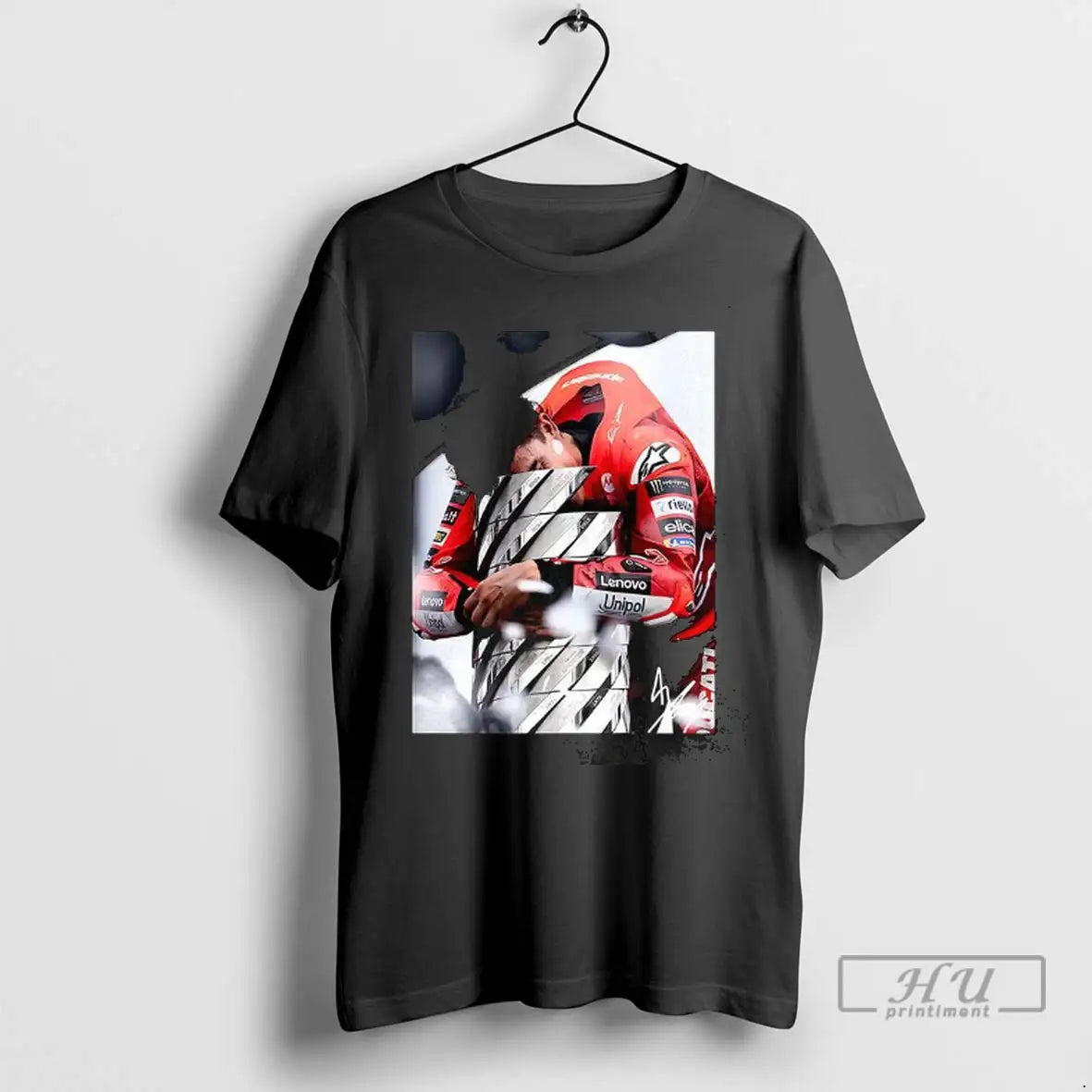 Trending Marc Marquez Ducati Lenovo Team Motogp With Champion Signature T Shirt