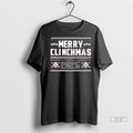Trending Merry Clinchmas 2025 Cincinnati Baseball Style T Shirt