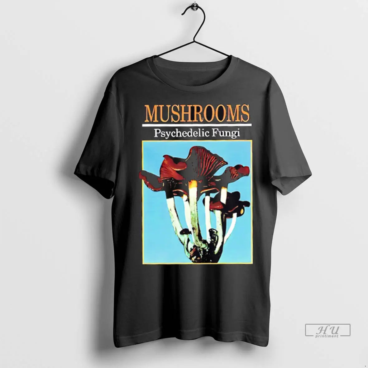 Trending Mushrooms Psychedelic Fungi Retro T Shirt