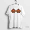 Trending Pumpkins Over Boobs T Shirt