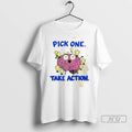 Trending Refiagka Adhd Brain And Lightbulbs Pick One Take Action T Shirt