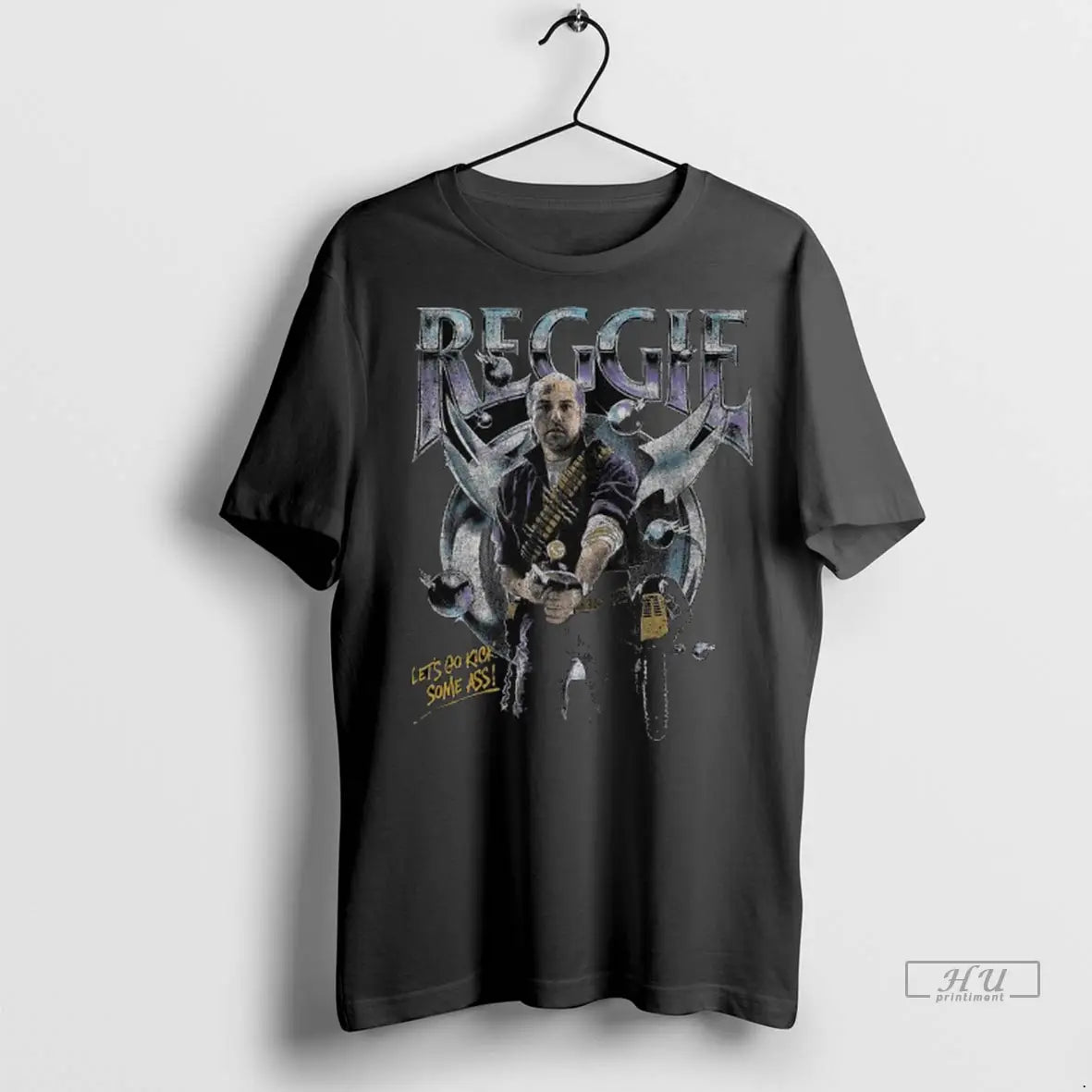Trending Reggie Lets Go Kick Some Ass Long Sleve T Shirt